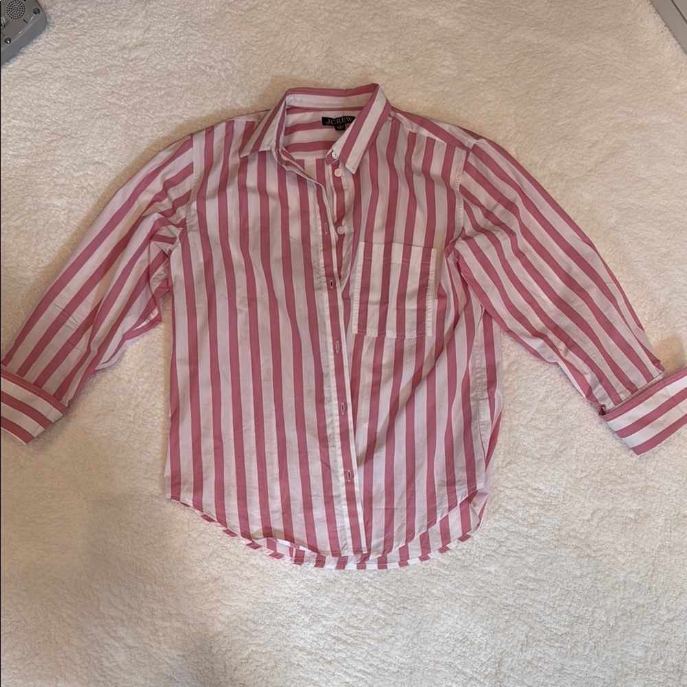 Pink Striped Shirt